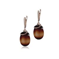 Orecchini Tsars Collection Donna Olga in Argento Cristallo E1201 BR - E1201 BR
